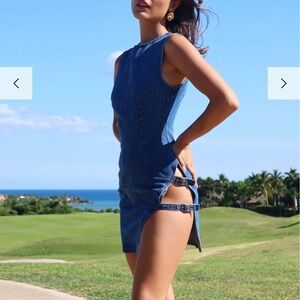 Mini Denim Dress